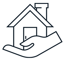 house in hand Icon