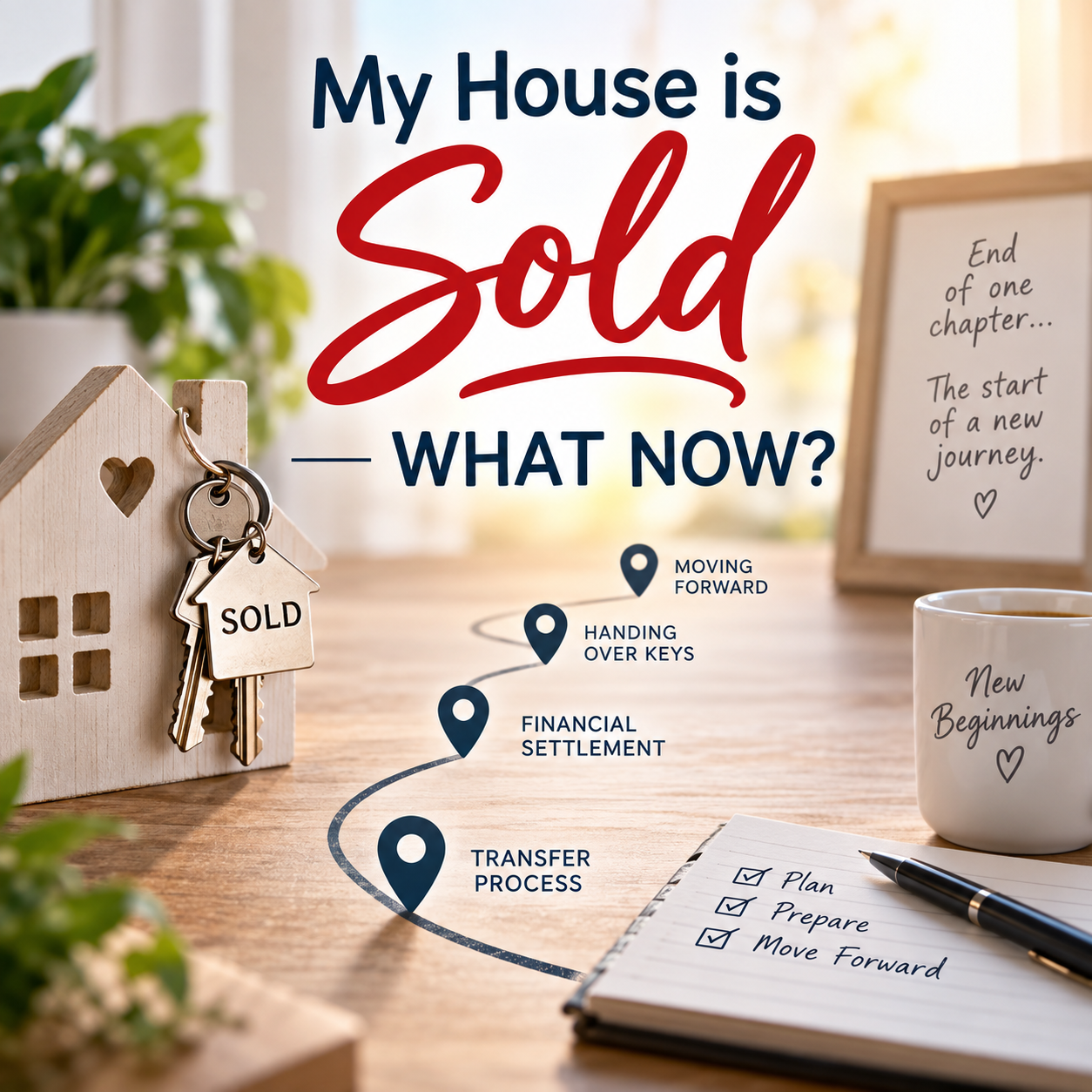 My house is SOLD...What now?